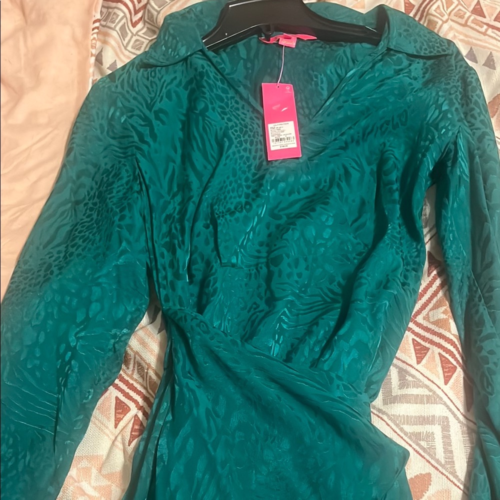 Lilly Pulitzer Teal Mini Dress